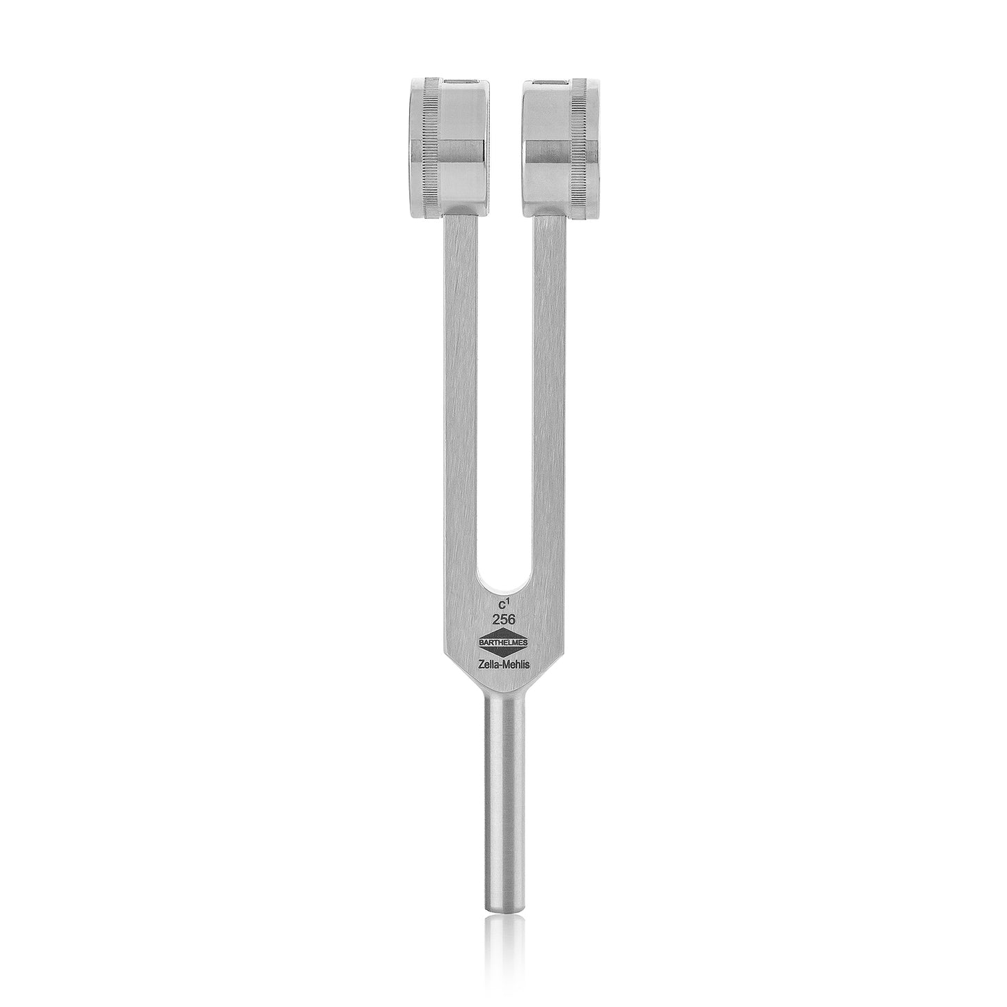 Barthelmes tuning fork c1 256 Hz for ear doctors made of light metal with damper