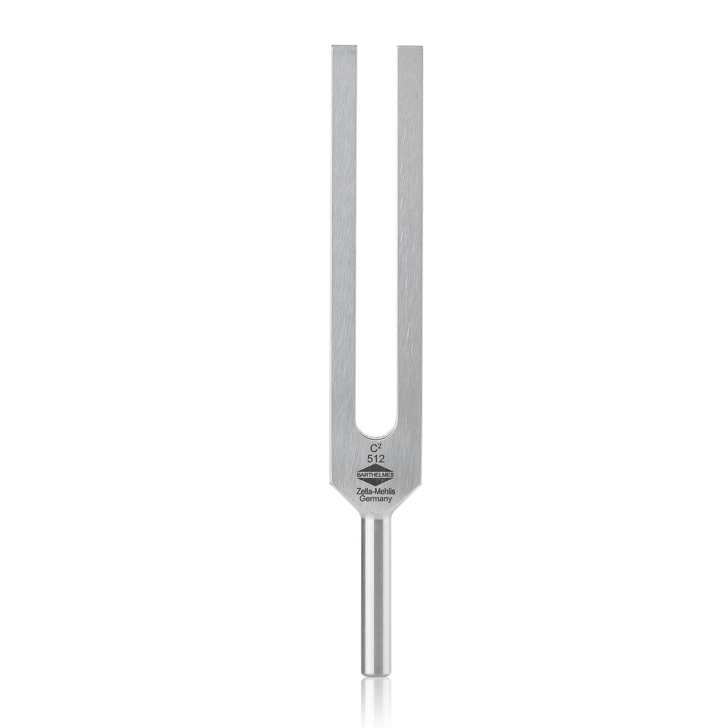 Barthelmes tuning fork c2 512 Hz for ear doctors made of light metal